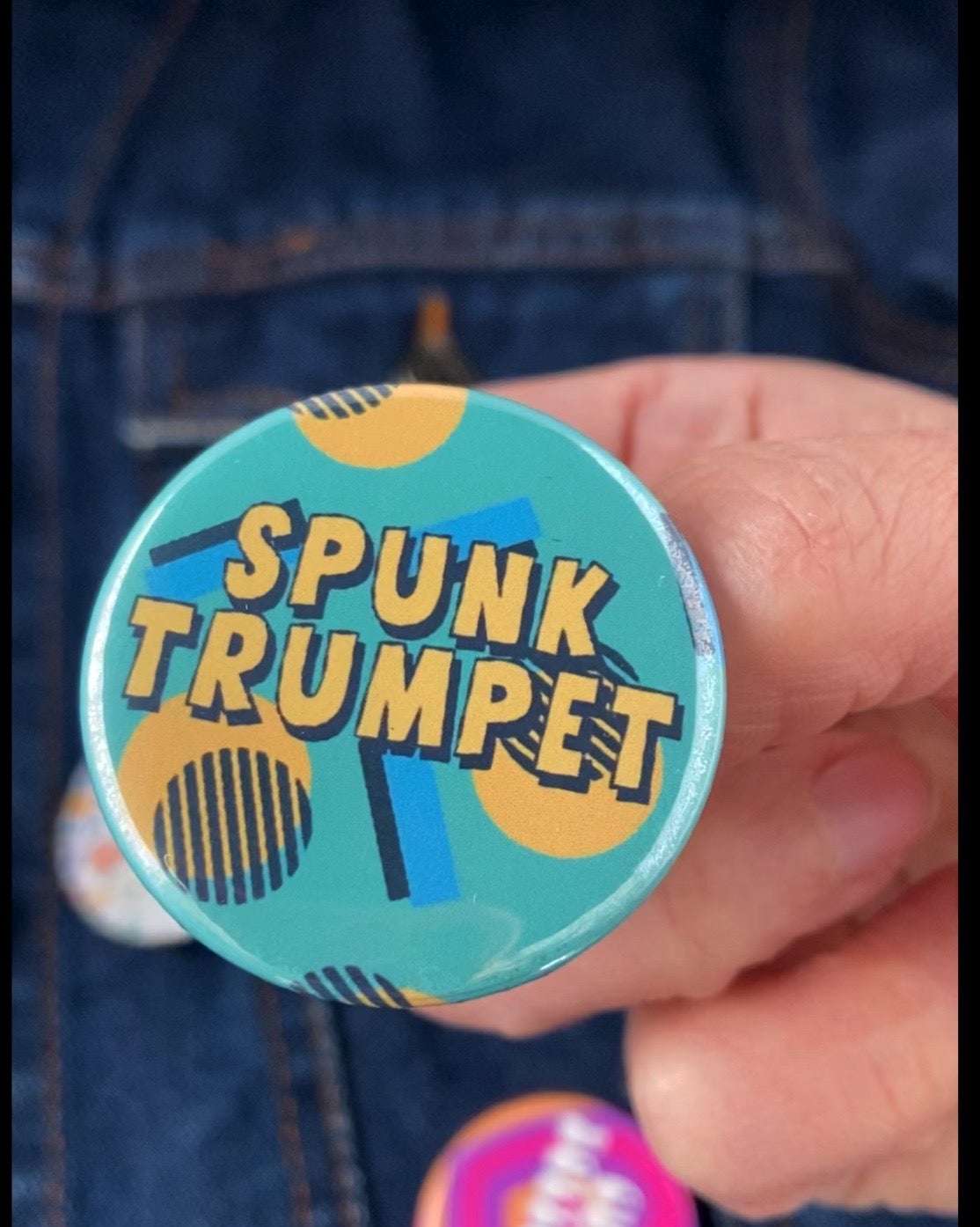 Spunk Trumpet- Button Badge