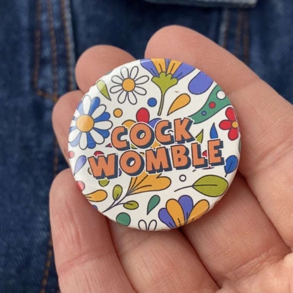 Cock Womble - Button Badge