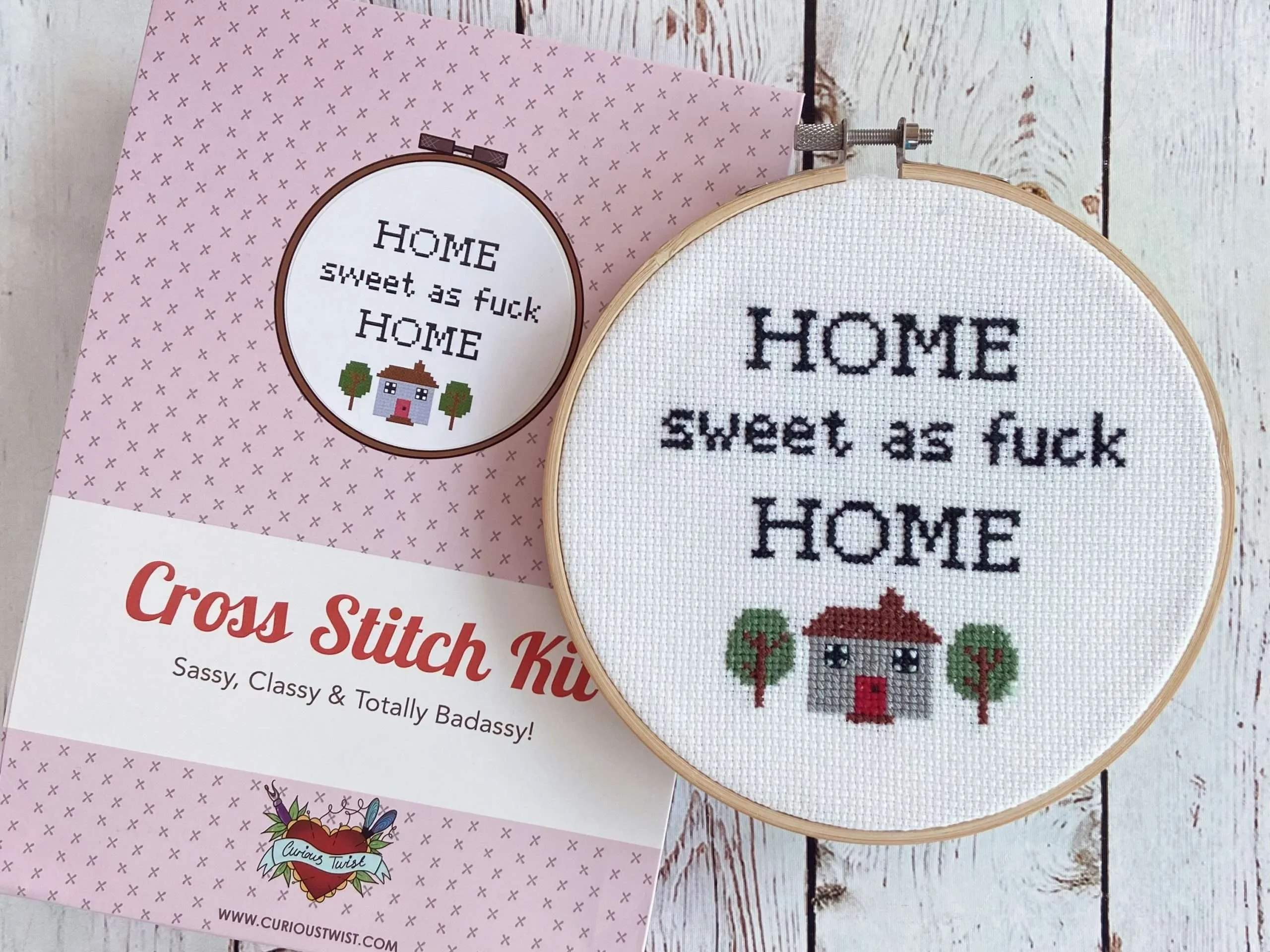 Home - Cross Stitch Kit And Pattern