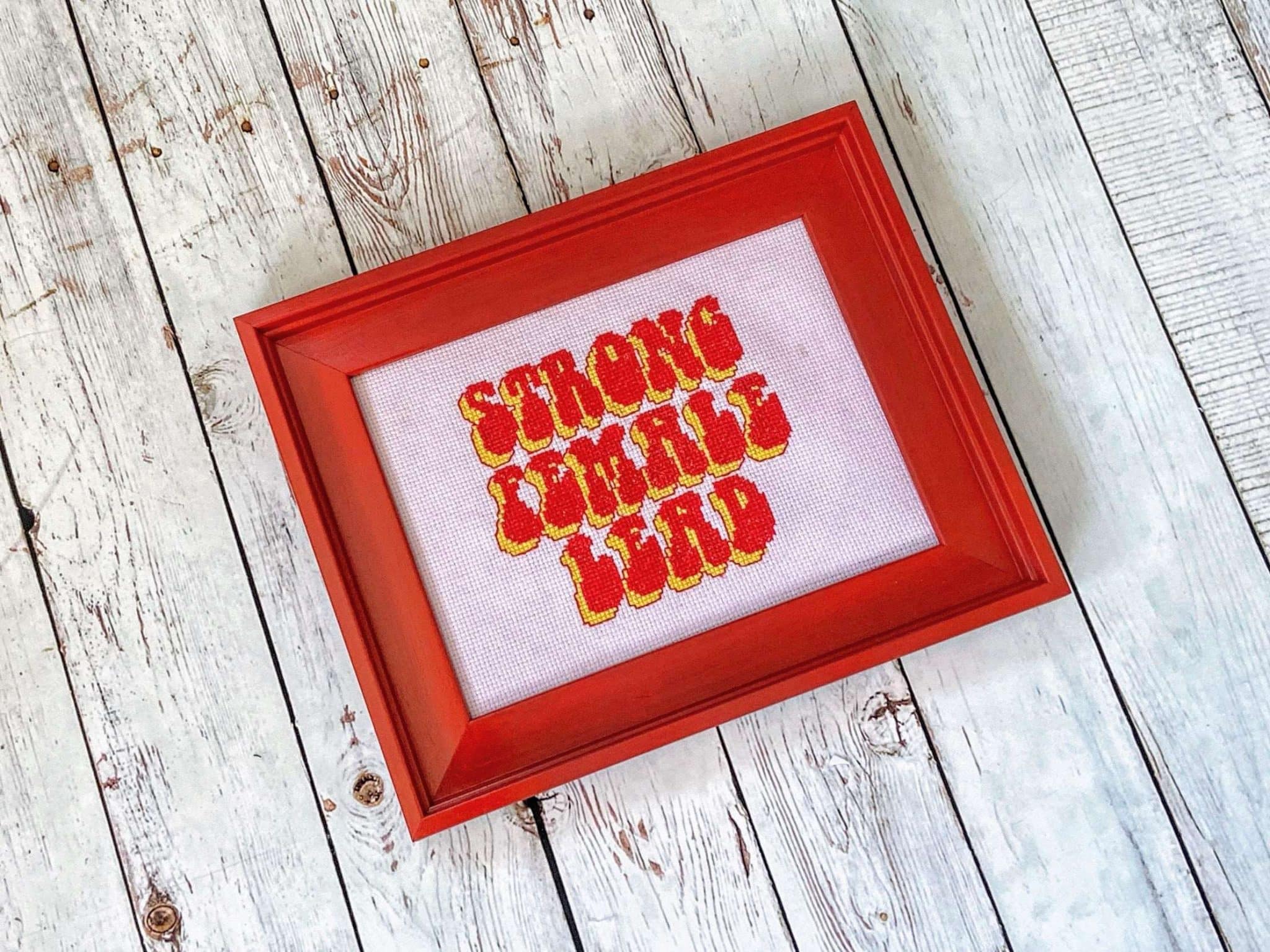 Strong Female Lead- Cross Stitch Kit And Pattern