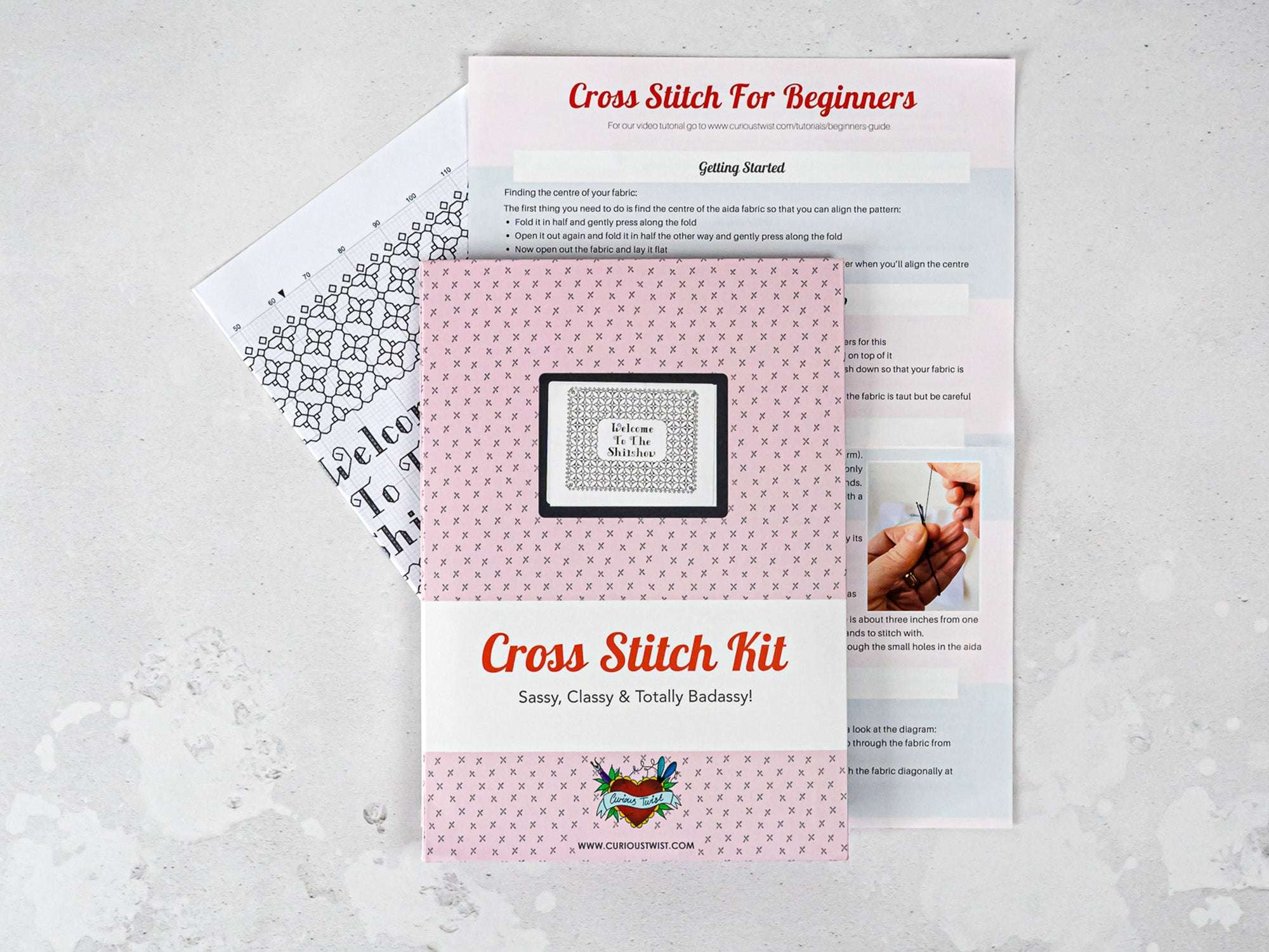 Welcome to the Shitshow - Cross Stitch Kit And Pattern