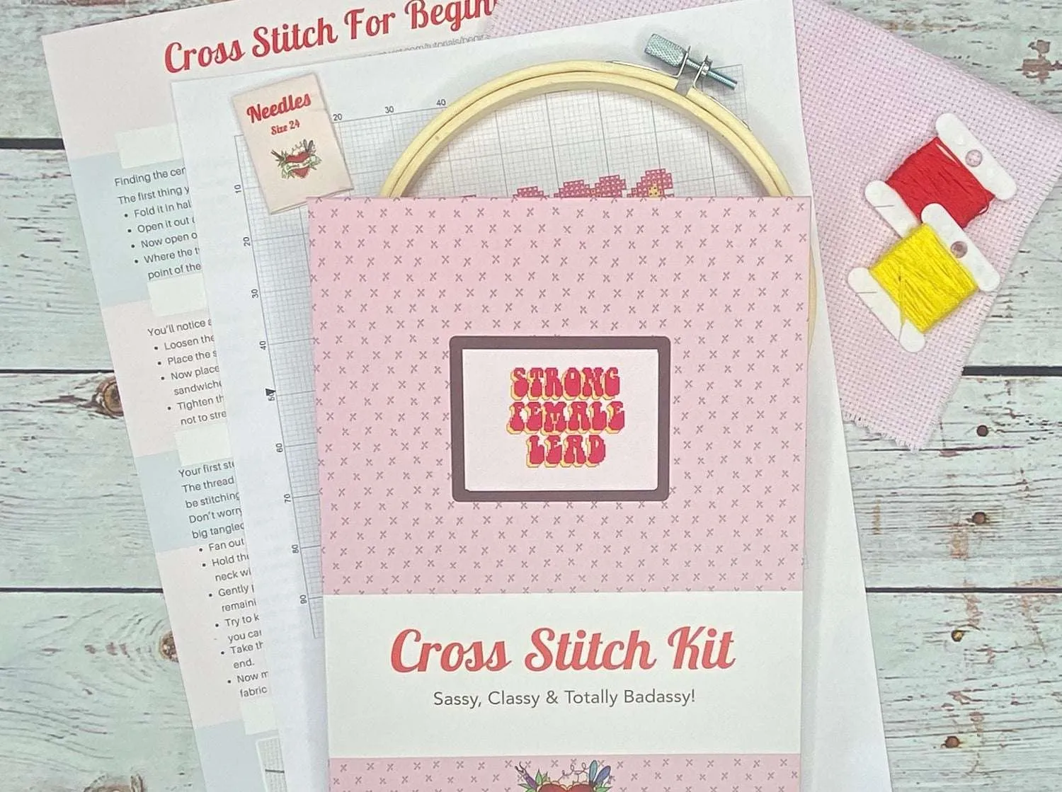 Strong Female Lead- Cross Stitch Kit And Pattern