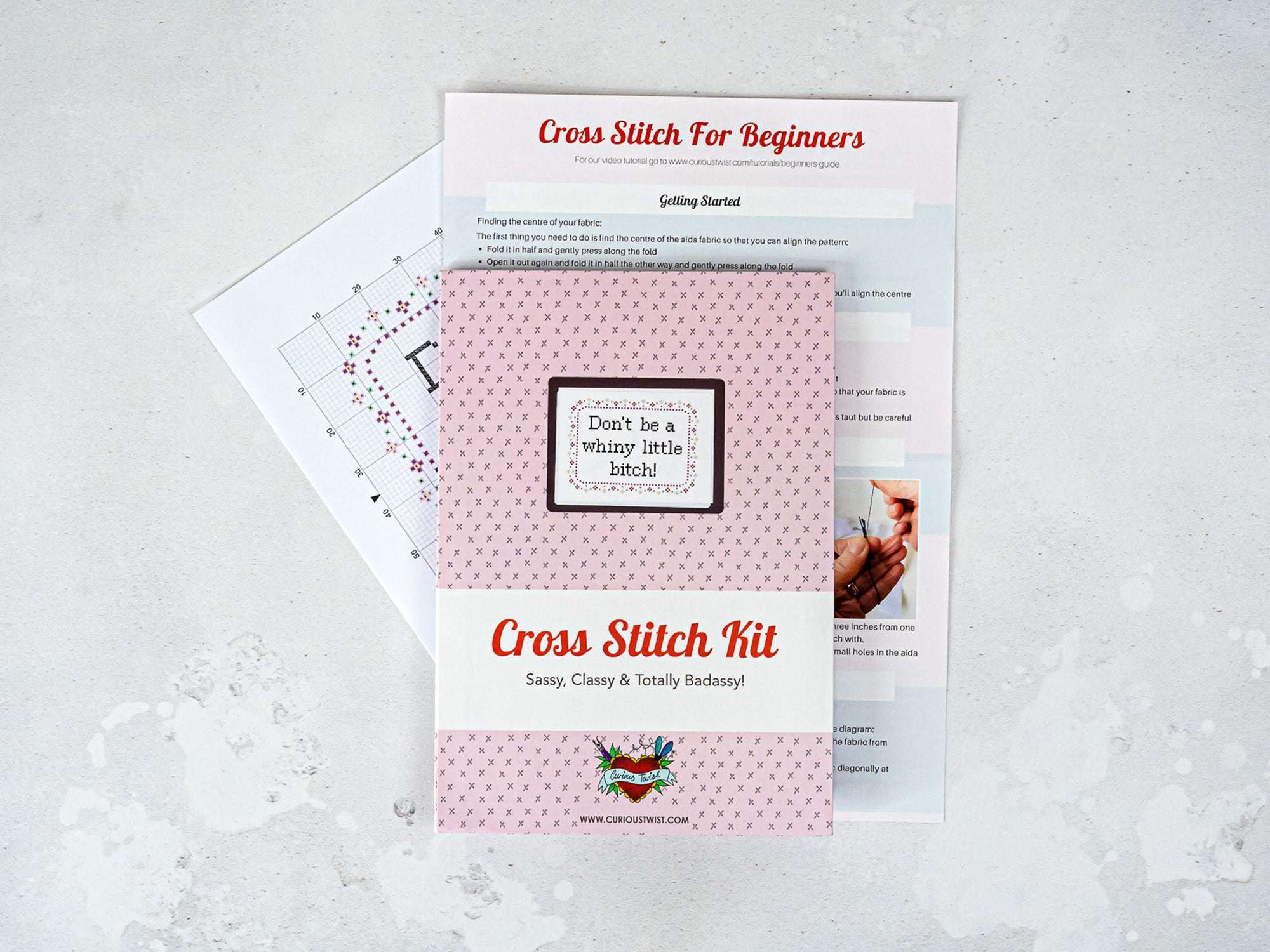 Whiny Bitch- Cheeky Cross Stitch Kit And Pattern