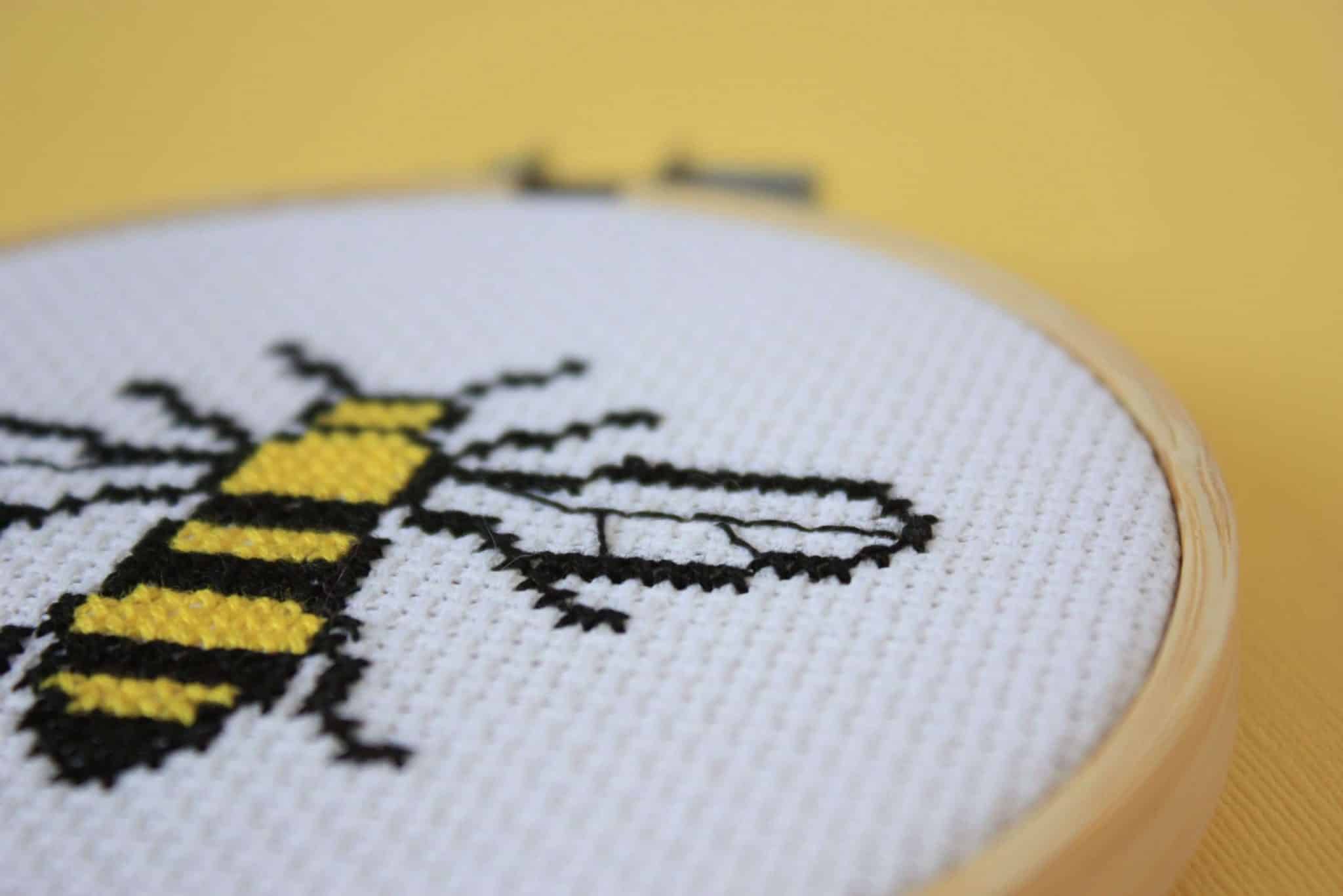 Manchester Bee - Cross Stitch Kit And Pattern