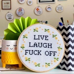 Put on Your Big Girl Panties and Deal With It: Funny Cross-stitch Pattern 