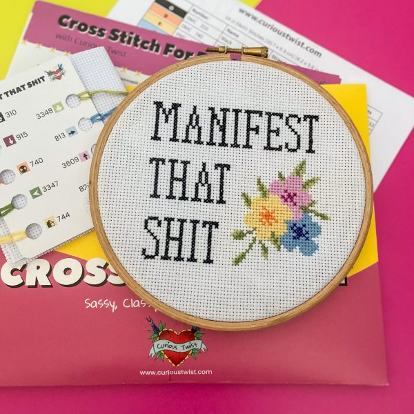 Adult craft kit beginners cross stitch
