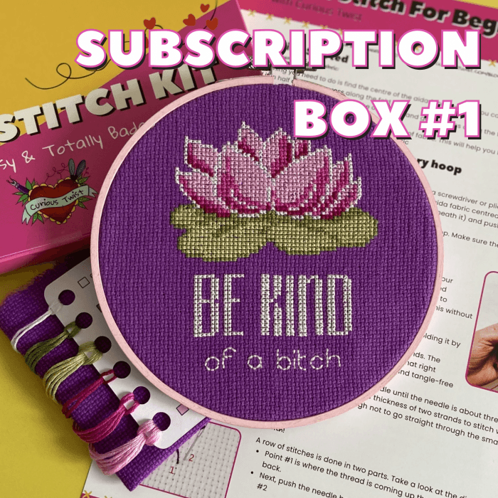 Be Kind Cross Stitch