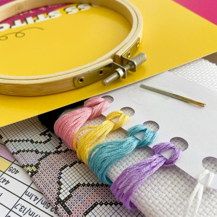 Cross Stitch Kit Contents Pony