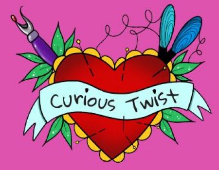 Curious Twist Cross Stitch Logo